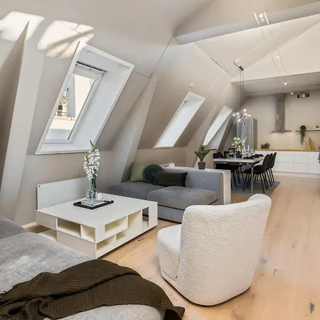 Two Bedroom Penthouse With Large Living And Rooftop In The Centre Of Trondheim