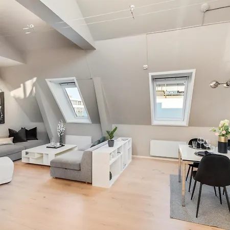 Two Bedroom Penthouse With Large Living And Rooftop In The Centre Of Apartment Trondheim