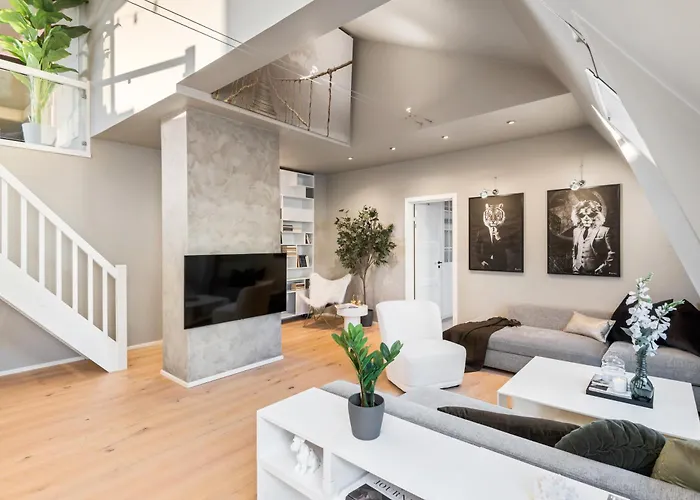 Two Bedroom Penthouse With Large Living And Rooftop In The Centre Of Apartment Trondheim