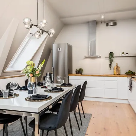 Two Bedroom Penthouse With Large Living And Rooftop In The Centre Of Apartment Trondheim